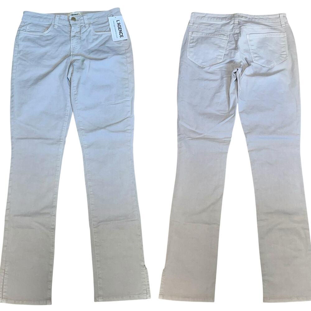 L'Agence Pants Low Rise Cream Ankle